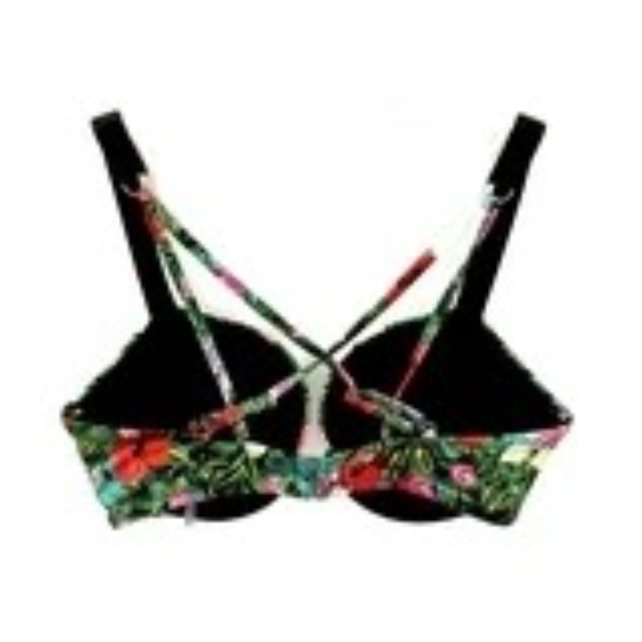 New! Victoria Secret Bombshell Push Up Brazilian Bikini Tropical 45613 - Picture 3 of 13